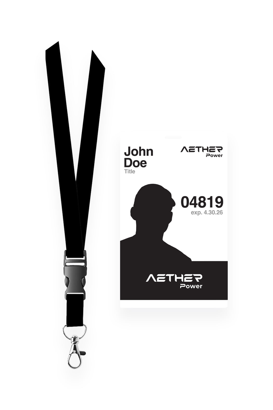 Aether ID Badge & Lanyard