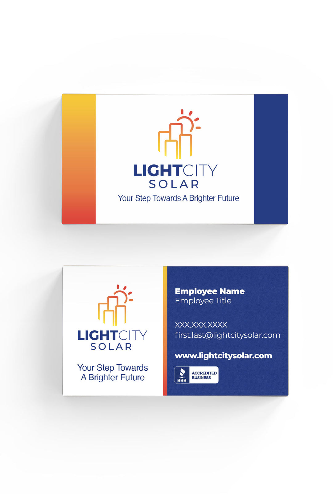 Light City Solar Business Cards