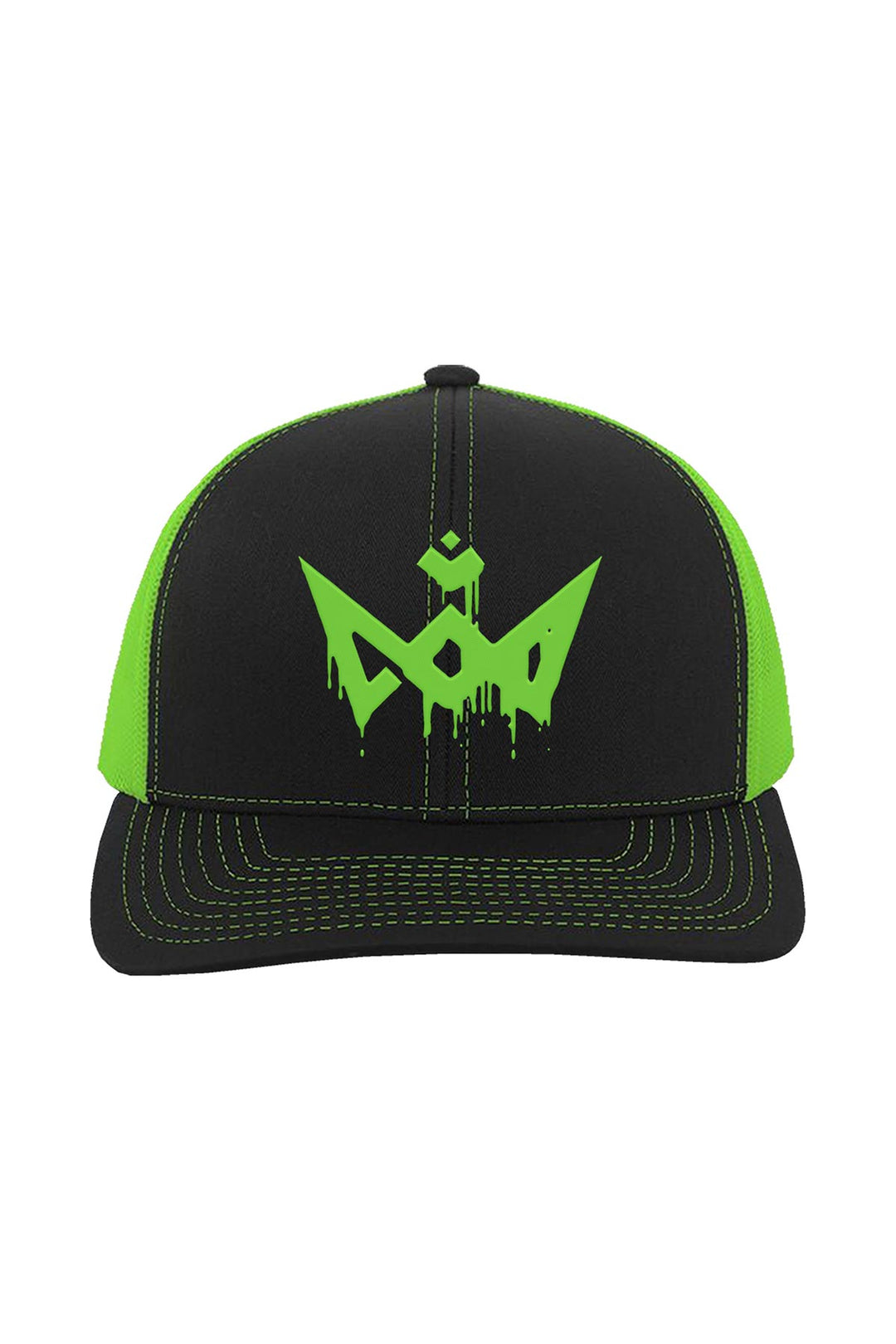 Trucker Snapback Cap - Drippy Crown Embroidery