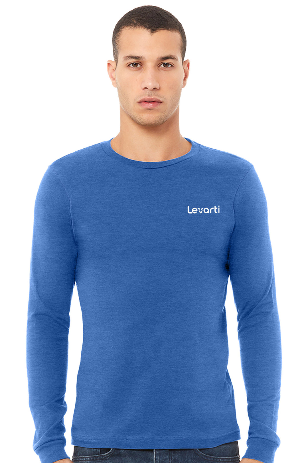 Unisex Heather CVC Long Sleeve Tee