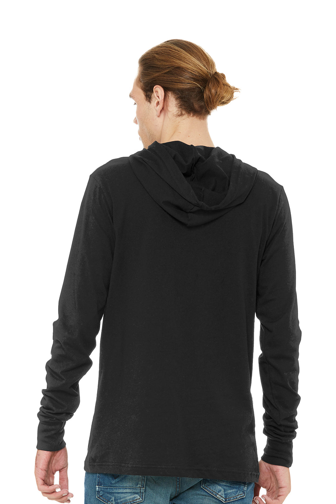 Jersey Hooded Long Sleeve Tee