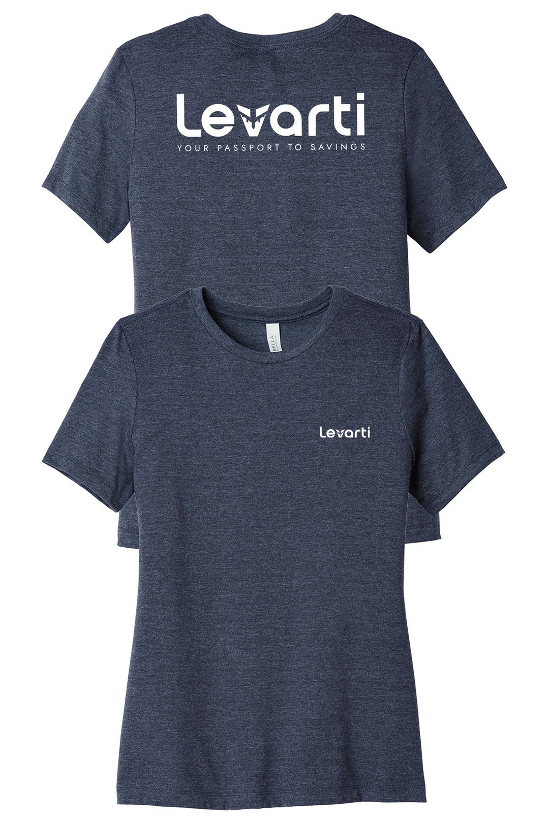 Ladies Relaxed Fit Heather CVC Tee