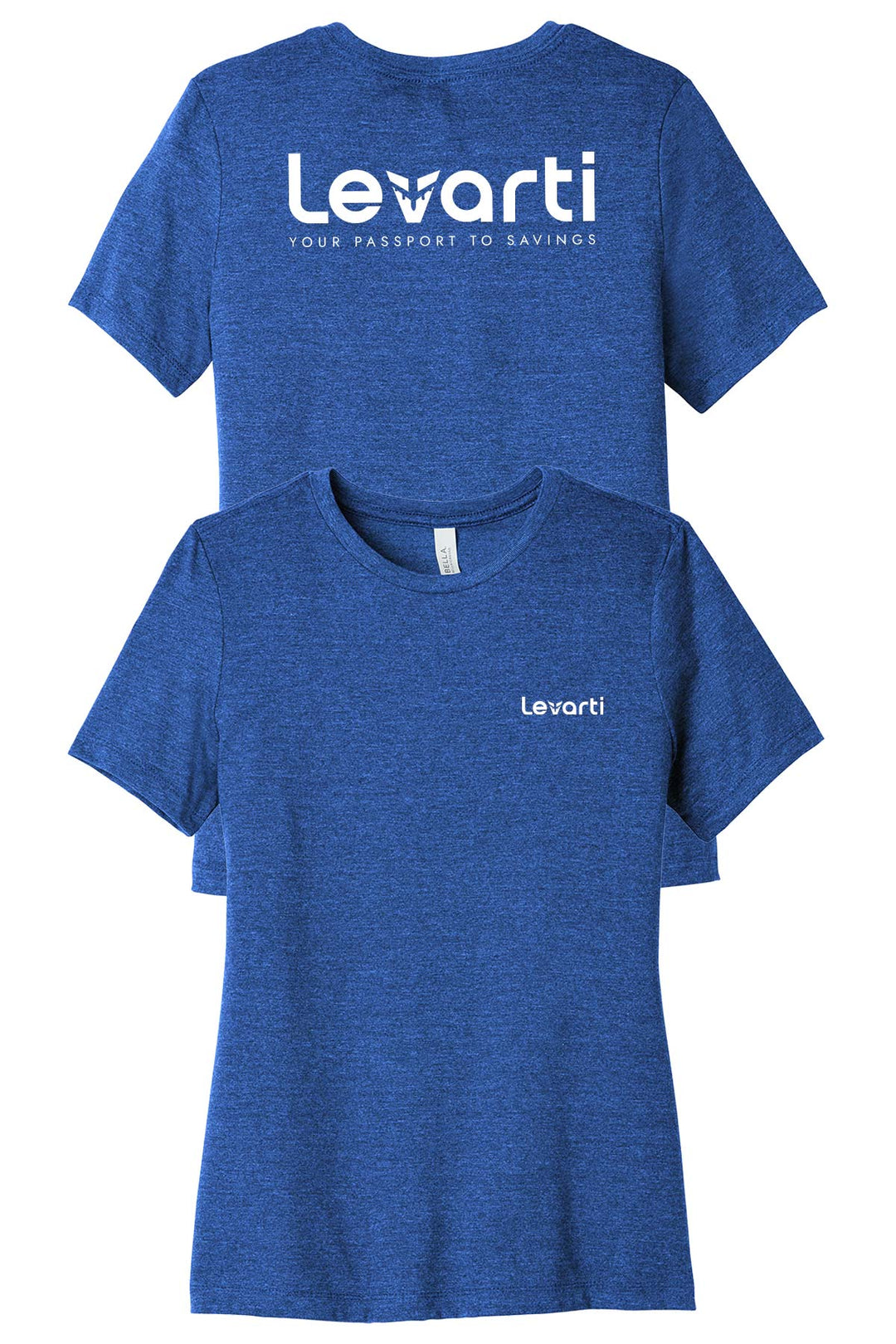 Ladies Relaxed Fit Heather CVC Tee