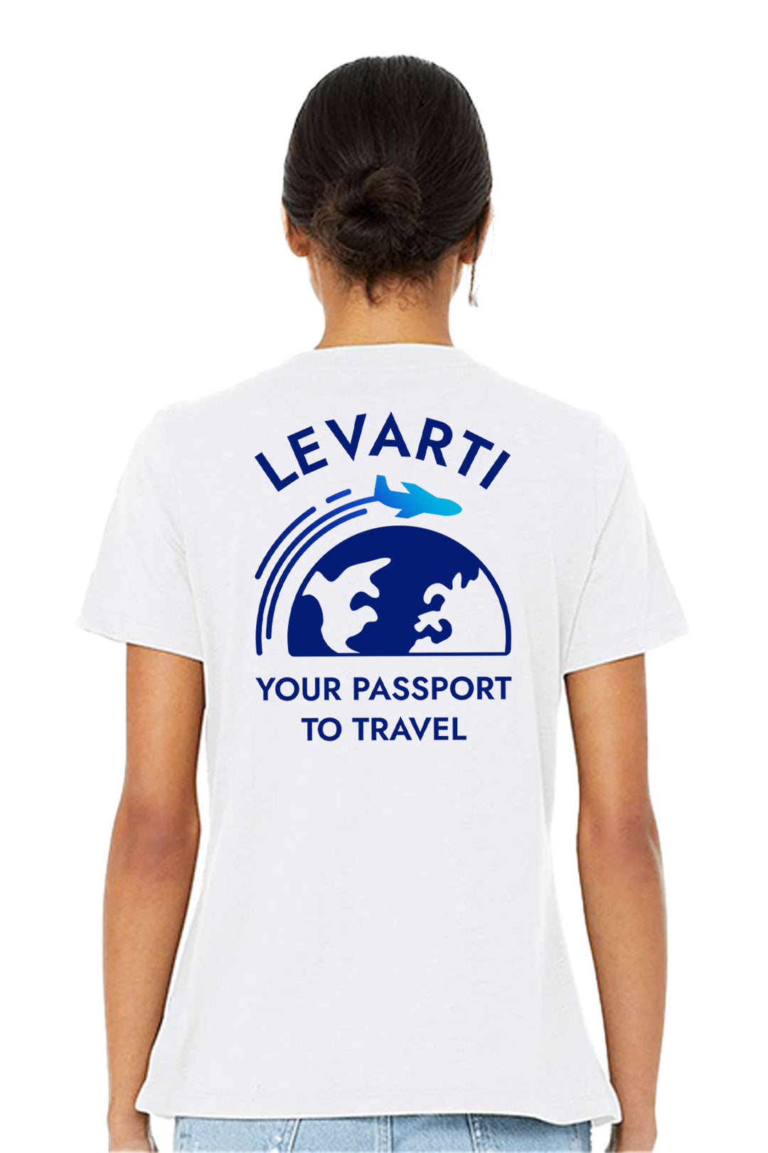 Ladies Relaxed Heather CVC V-Neck Tee