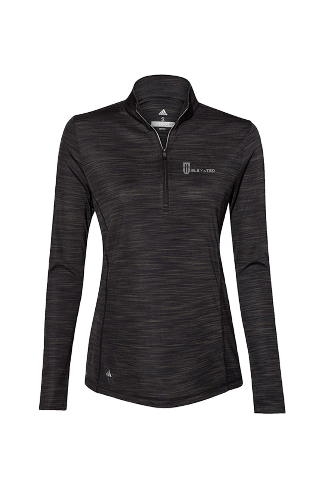 Ladies Lightweight Mélange Quarter-Zip Pullover