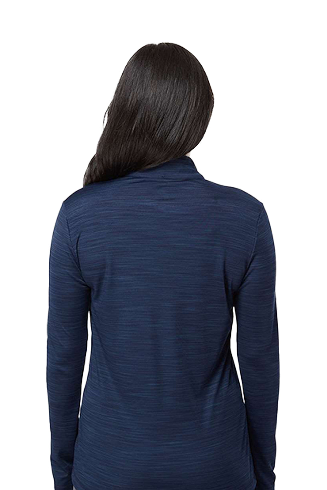 Ladies Lightweight Mélange Quarter-Zip Pullover