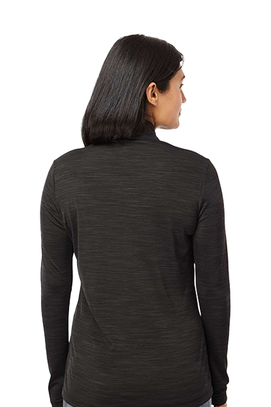 Ladies Lightweight Mélange Quarter-Zip Pullover