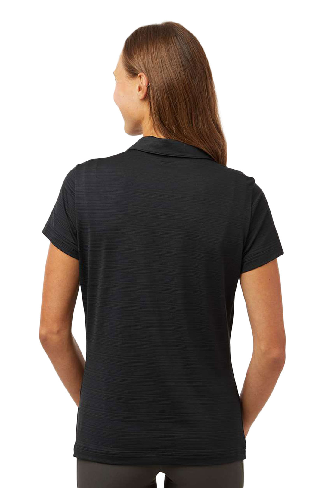 Ladies Textured Stripe Polo