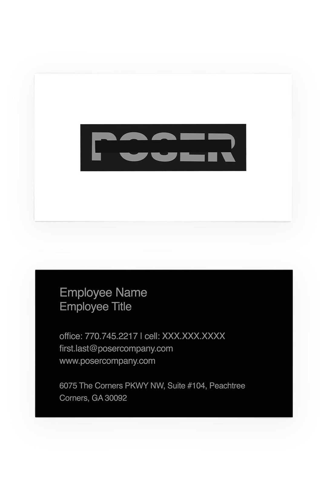 POSER Business Cards