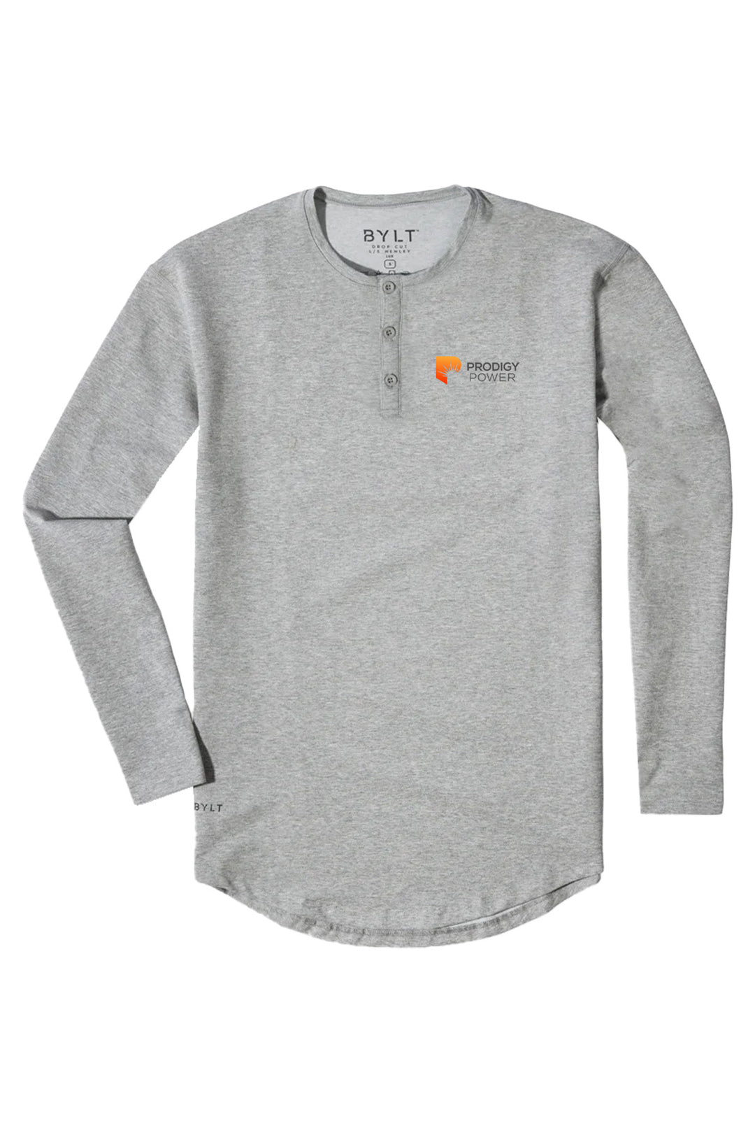 Henley Drop-Cut Long Sleeve: LUX