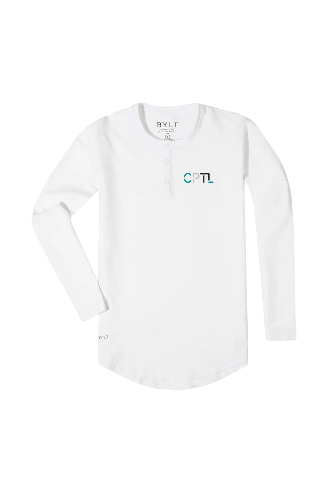 Henley Drop-Cut Long Sleeve: LUX