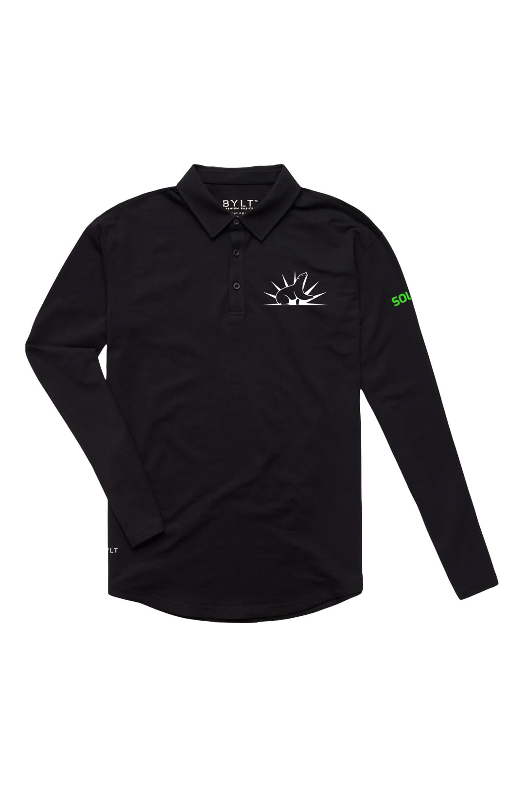 Drop-Cut Long Sleeve: LUX Polo
