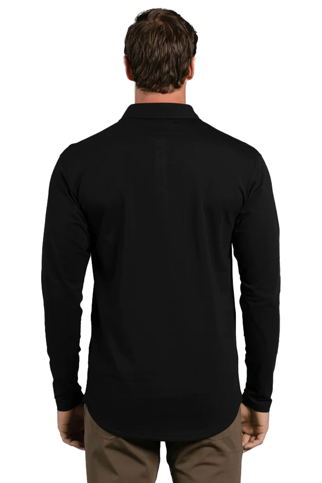 Drop-Cut Long Sleeve: LUX Polo