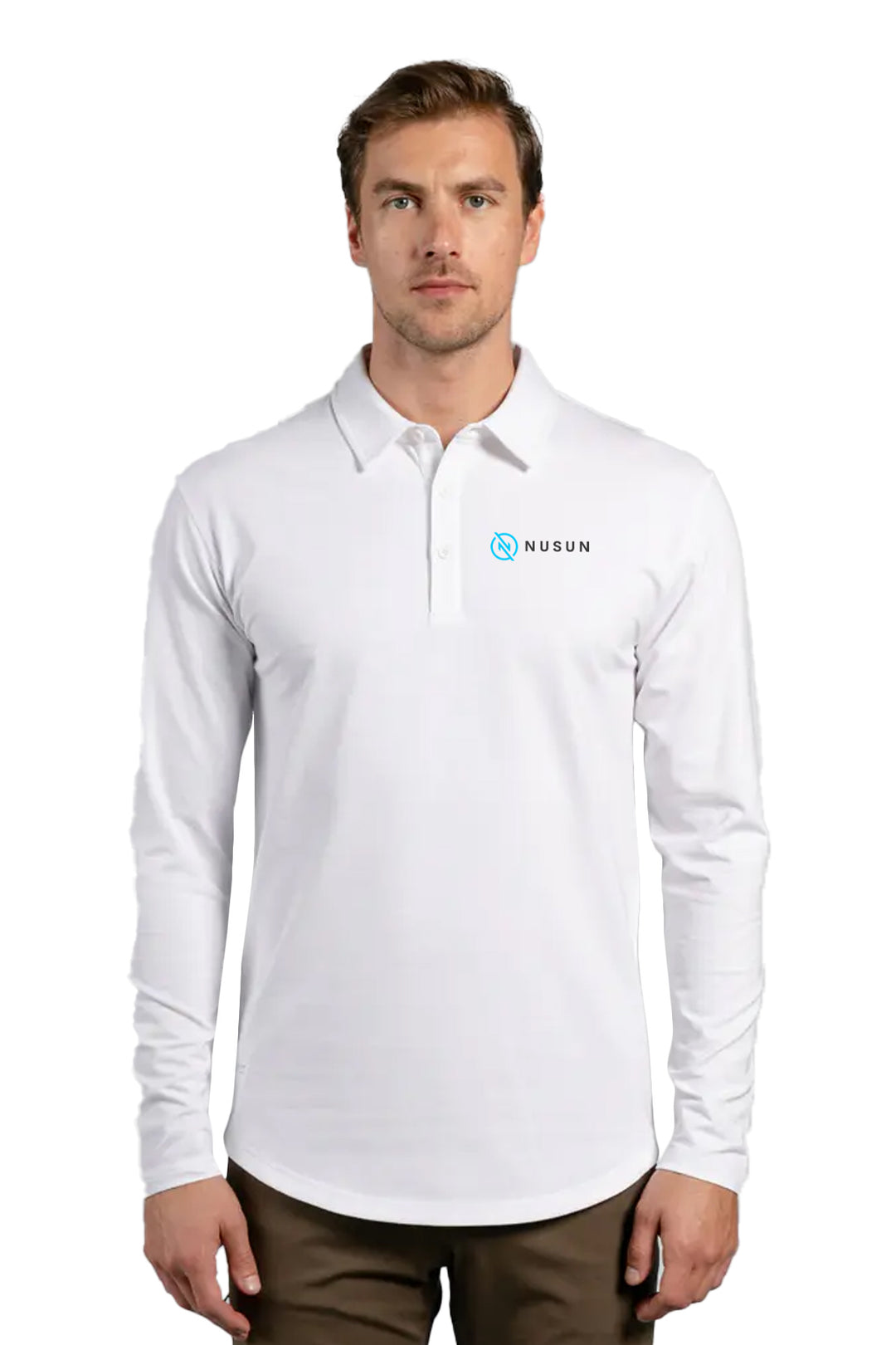 Drop-Cut Long Sleeve: LUX Polo