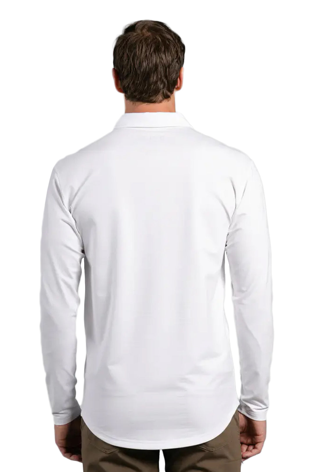 Drop-Cut Long Sleeve: LUX Polo