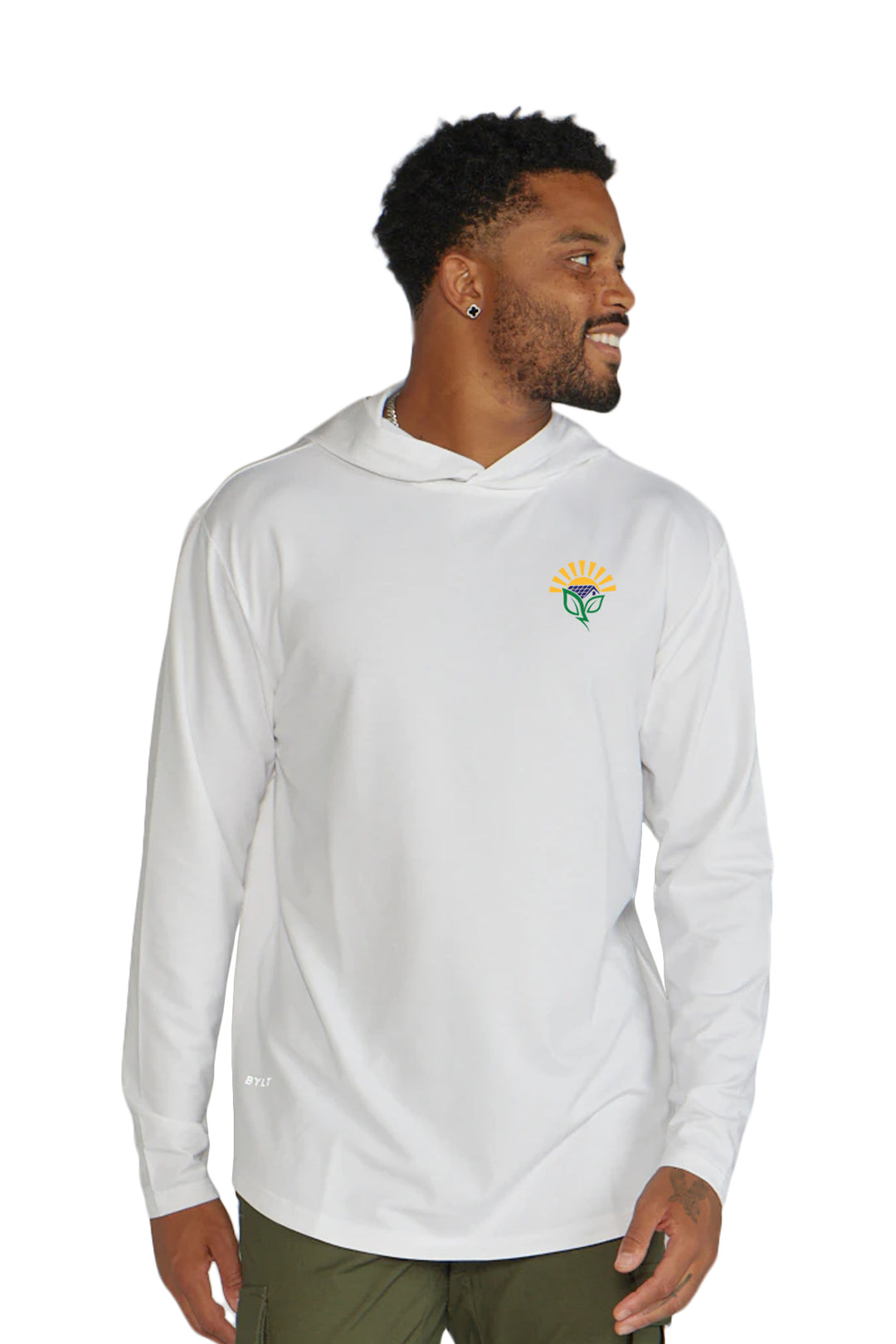 Hooded Drop-Cut Long Sleeve
