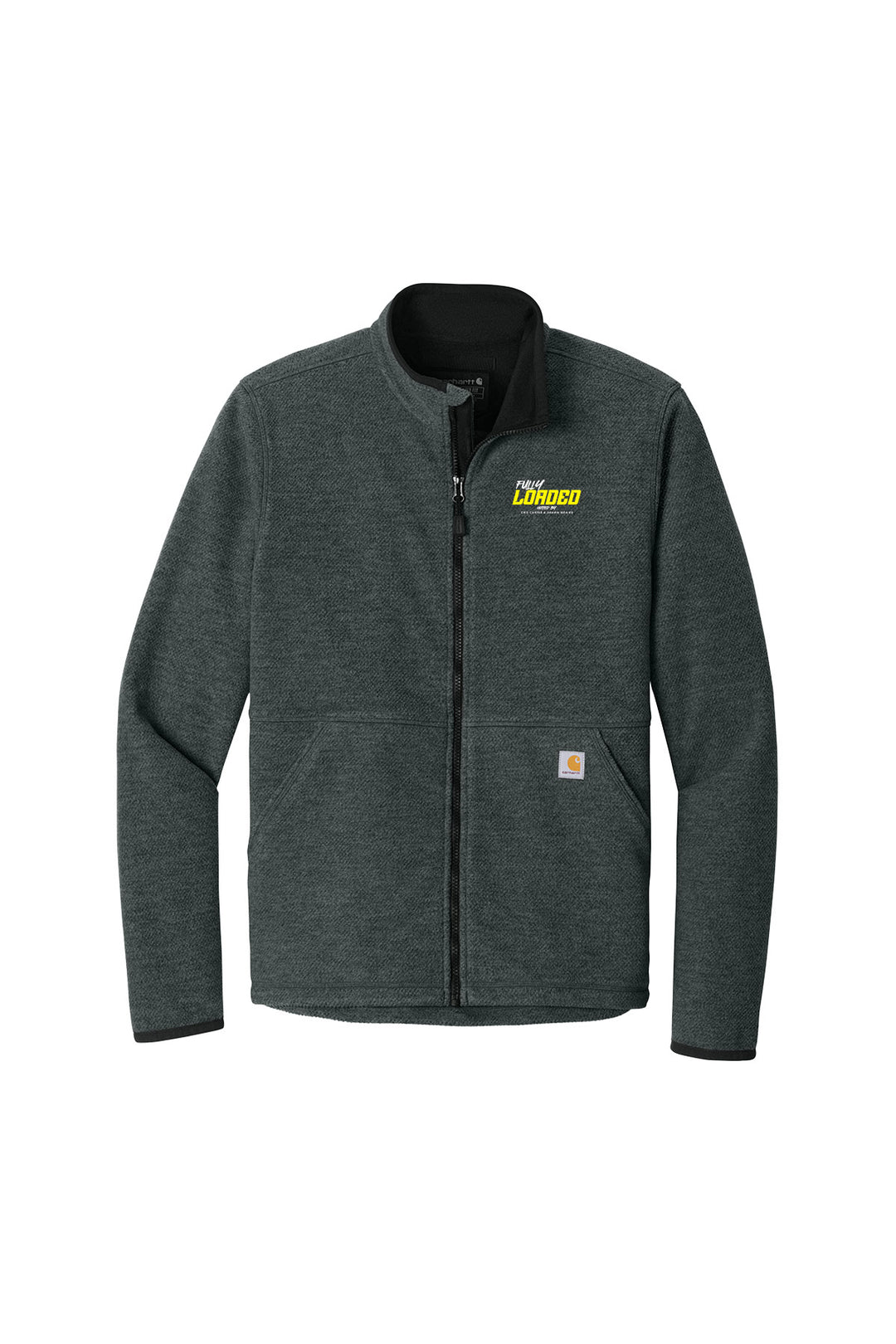 Textured Full-Zip Fleece Jacket