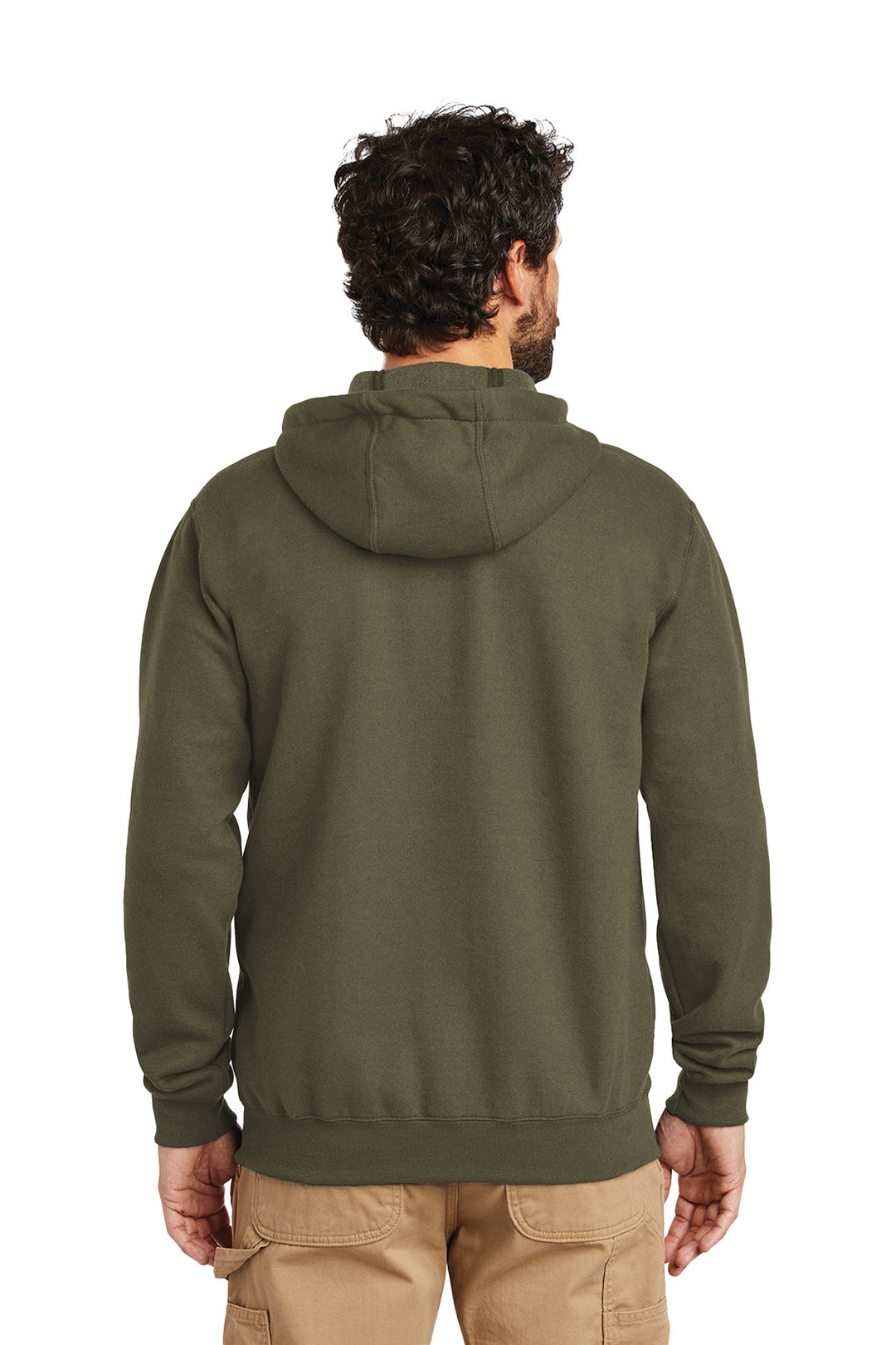 Midweight Hooded Zip-Front Sweatshirt