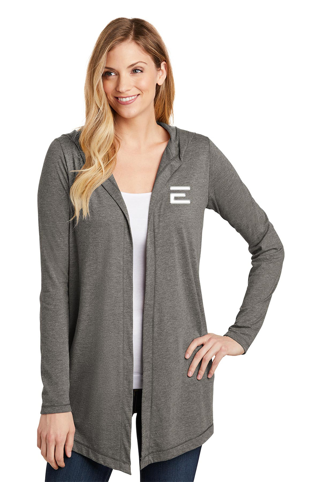 Ladies Perfect Tri Hooded Cardigan