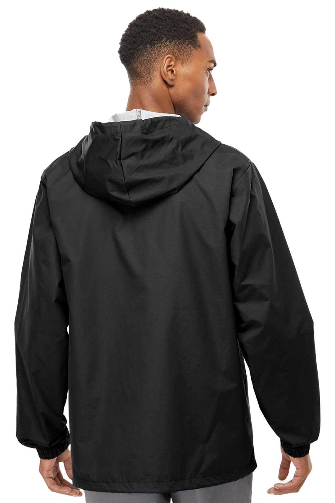 Water-Resistant Hooded Windbreaker