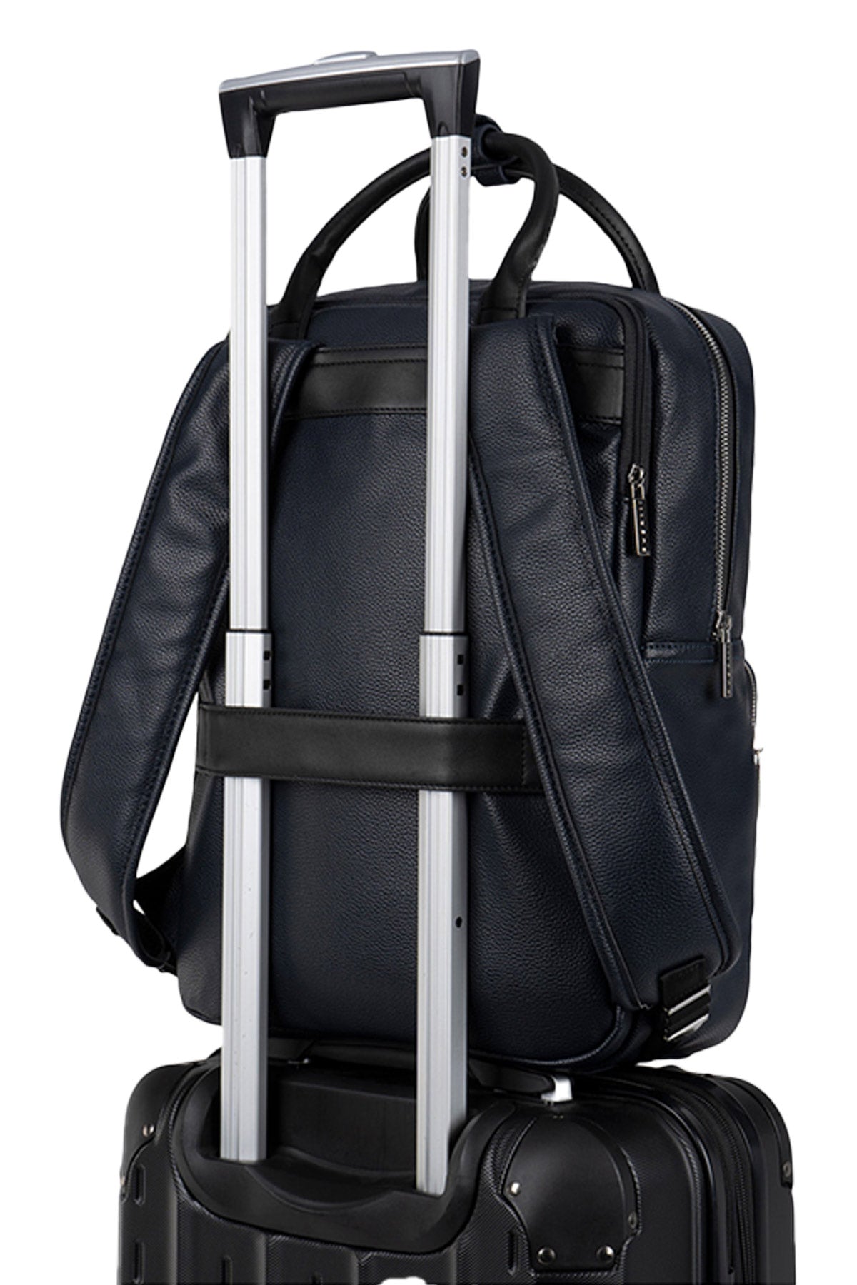 bugatti contrast vegan leather backpack Bugatti Contrast Collection Backpack – Knock Gear