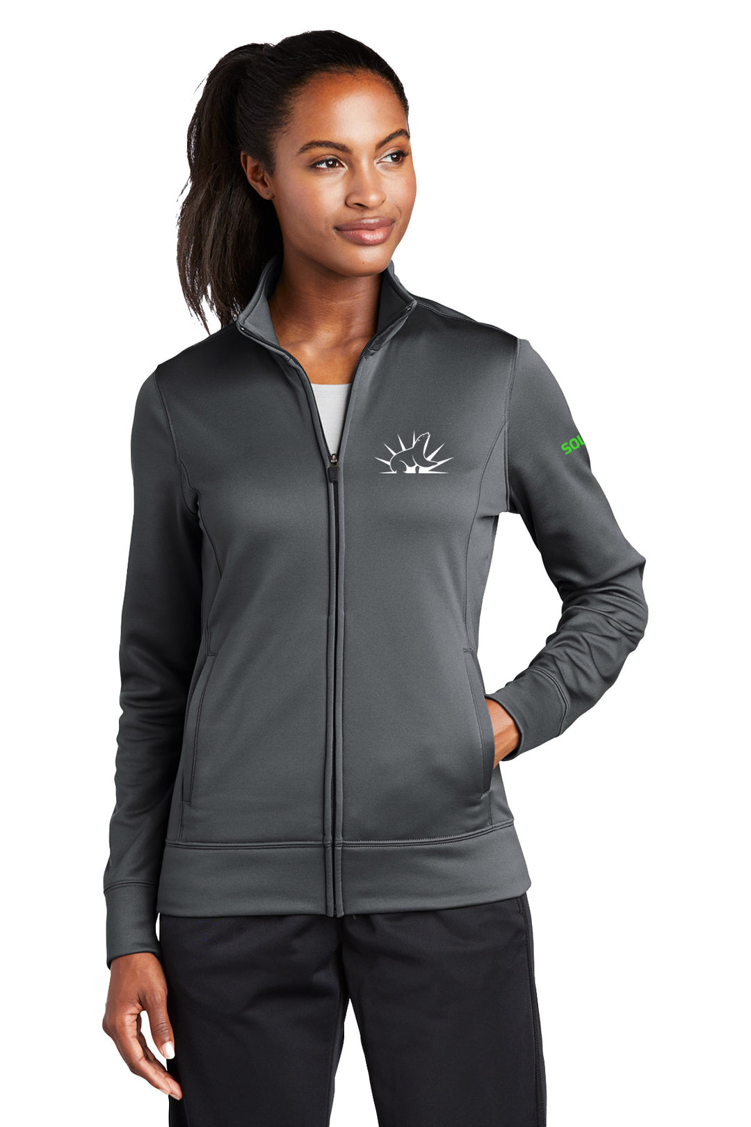 Ladies Sport-Wick Fleece Full-Zip Jacket