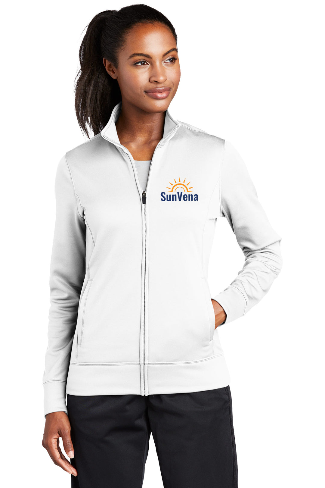 Ladies Sport-Wick Fleece Full-Zip Jacket