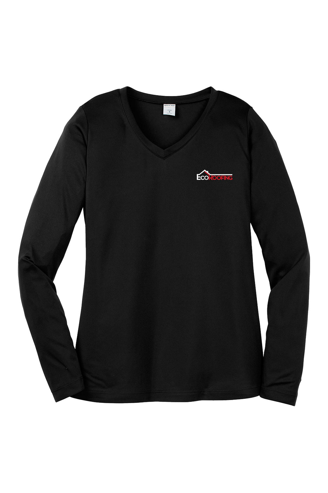 Ladies Long Sleeve PosiCharge Competitor V-Neck Tee