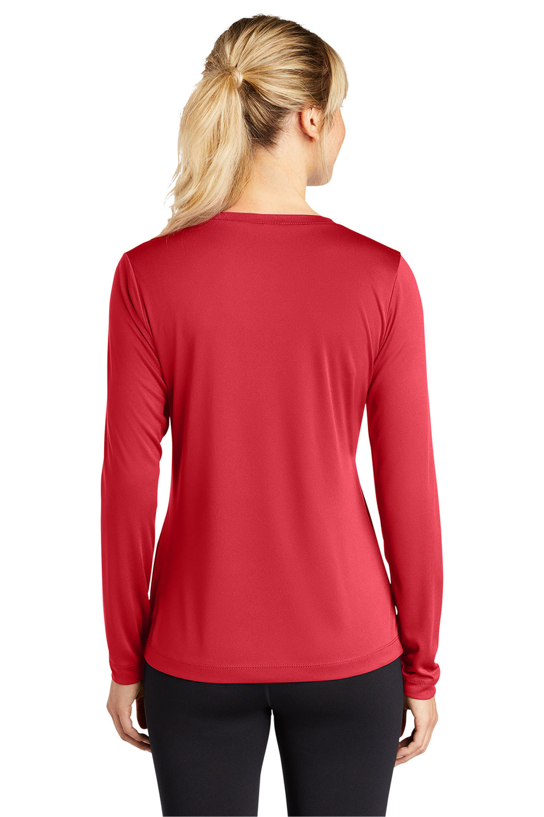 Ladies Long Sleeve PosiCharge Competitor V-Neck Tee