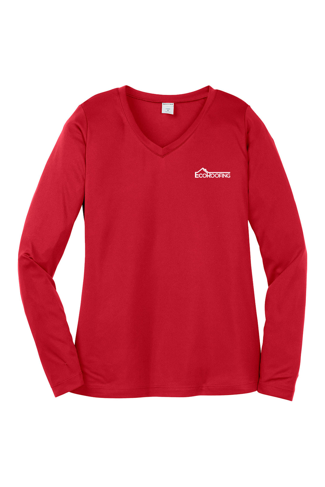 Ladies Long Sleeve PosiCharge Competitor V-Neck Tee
