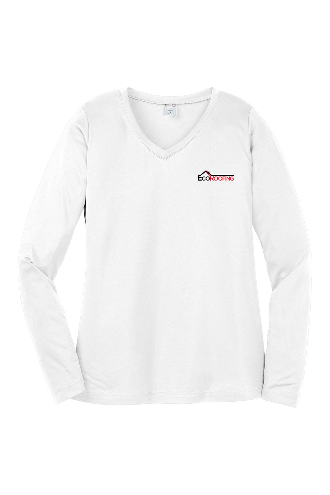 Ladies Long Sleeve PosiCharge Competitor V-Neck Tee