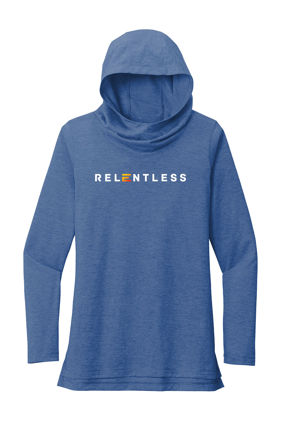 Ladies PosiCharge Tri-Blend Wicking Long Sleeve Hoodie - Relentless