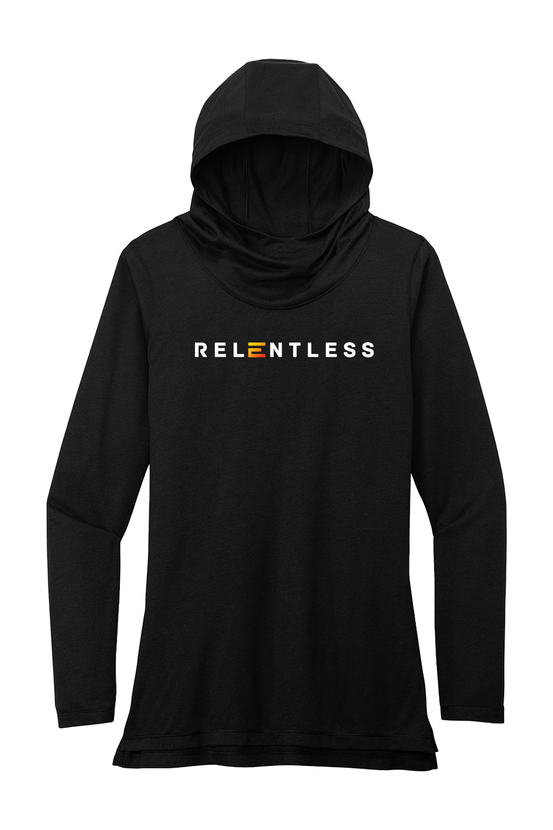 Ladies PosiCharge Tri-Blend Wicking Long Sleeve Hoodie - Relentless