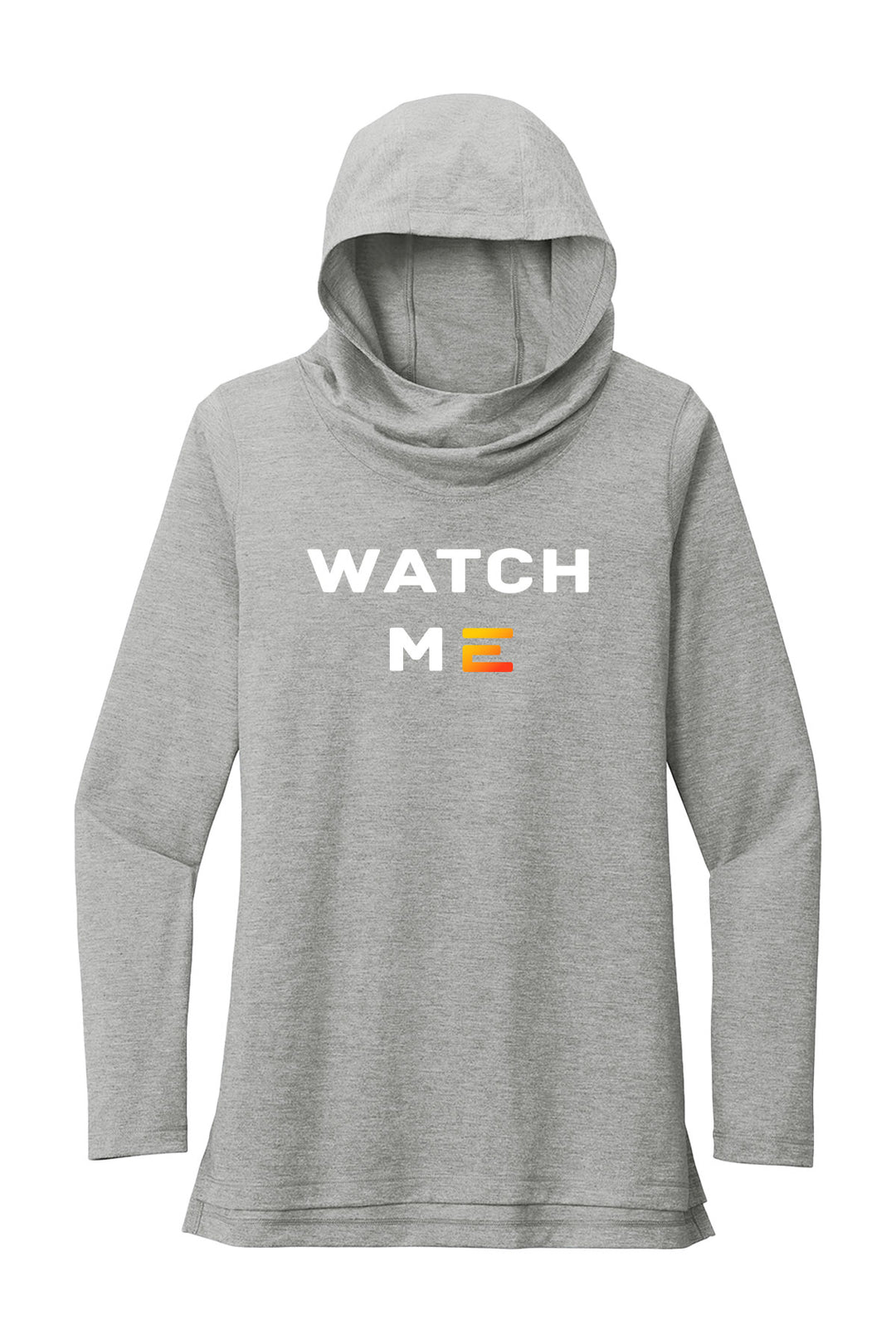 Ladies PosiCharge Tri-Blend Wicking Long Sleeve Hoodie - Watch Me