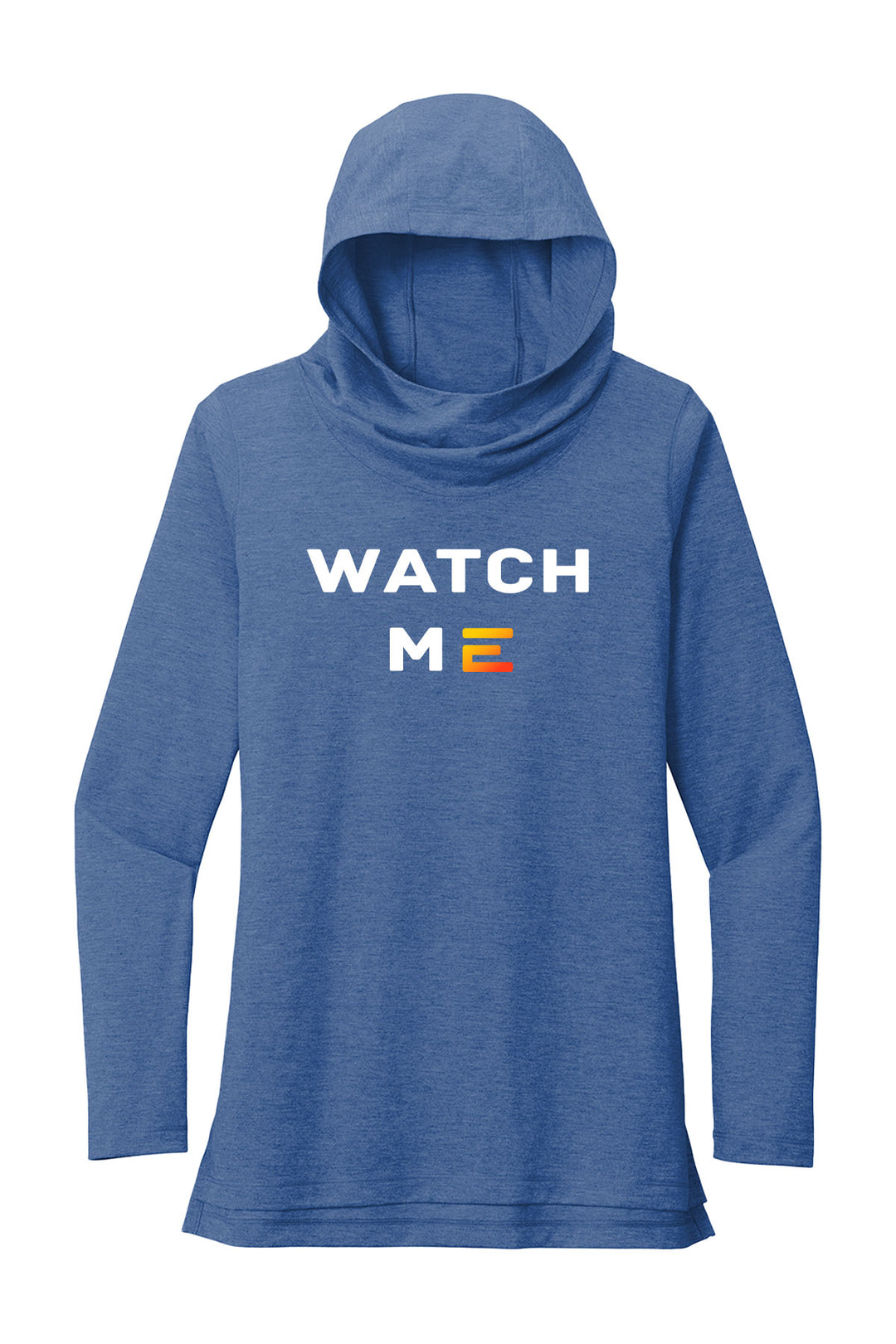 Ladies PosiCharge Tri-Blend Wicking Long Sleeve Hoodie - Watch Me