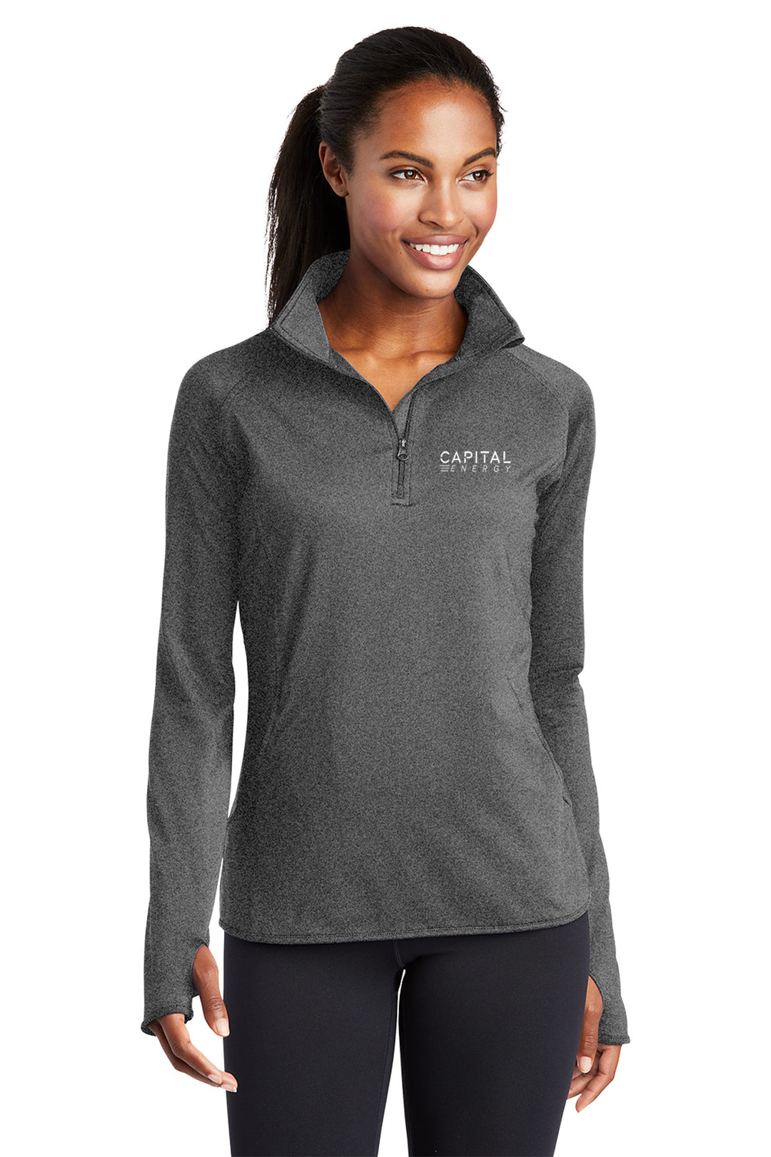 Ladies Sport-Wick Stretch 1/4-Zip Pullover