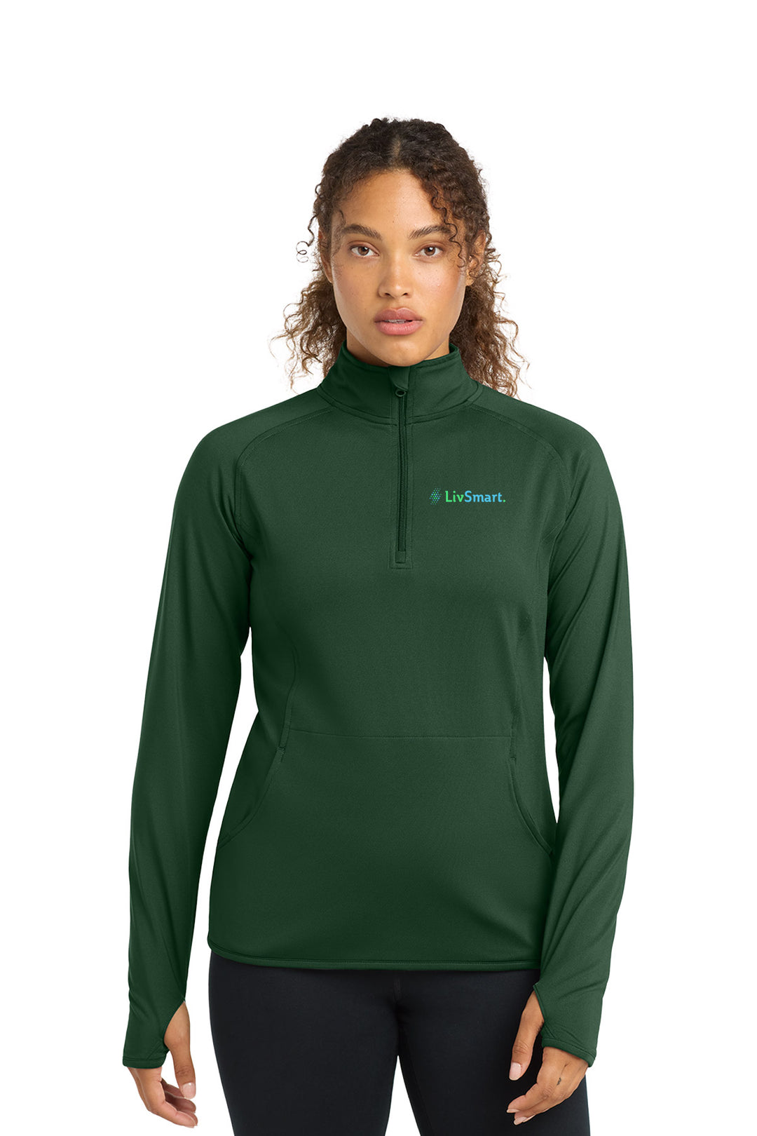 Ladies Sport-Wick Stretch 1/4-Zip Pullover