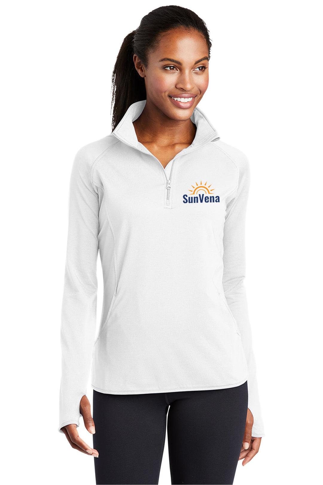 Ladies Sport-Wick Stretch 1/4-Zip Pullover