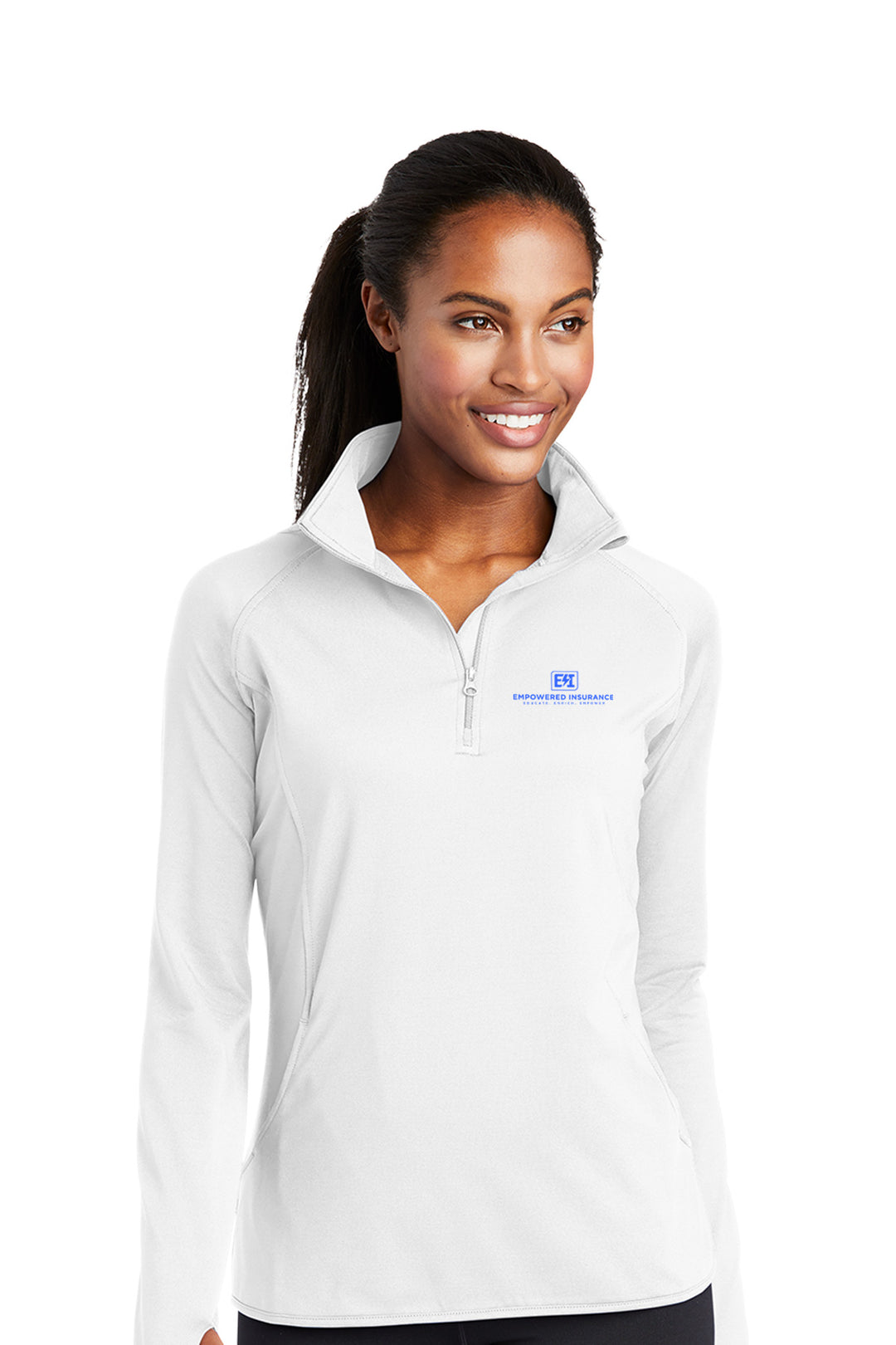 Ladies Sport-Wick Stretch 1/4-Zip Pullover