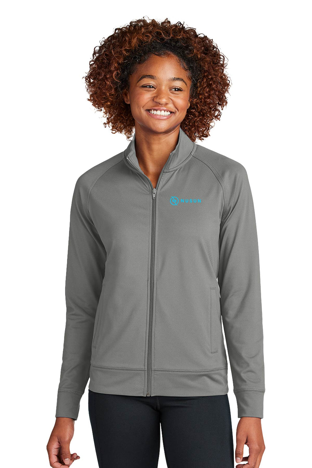 Ladies Sport-Wick Stretch Full-Zip Cadet Jacket