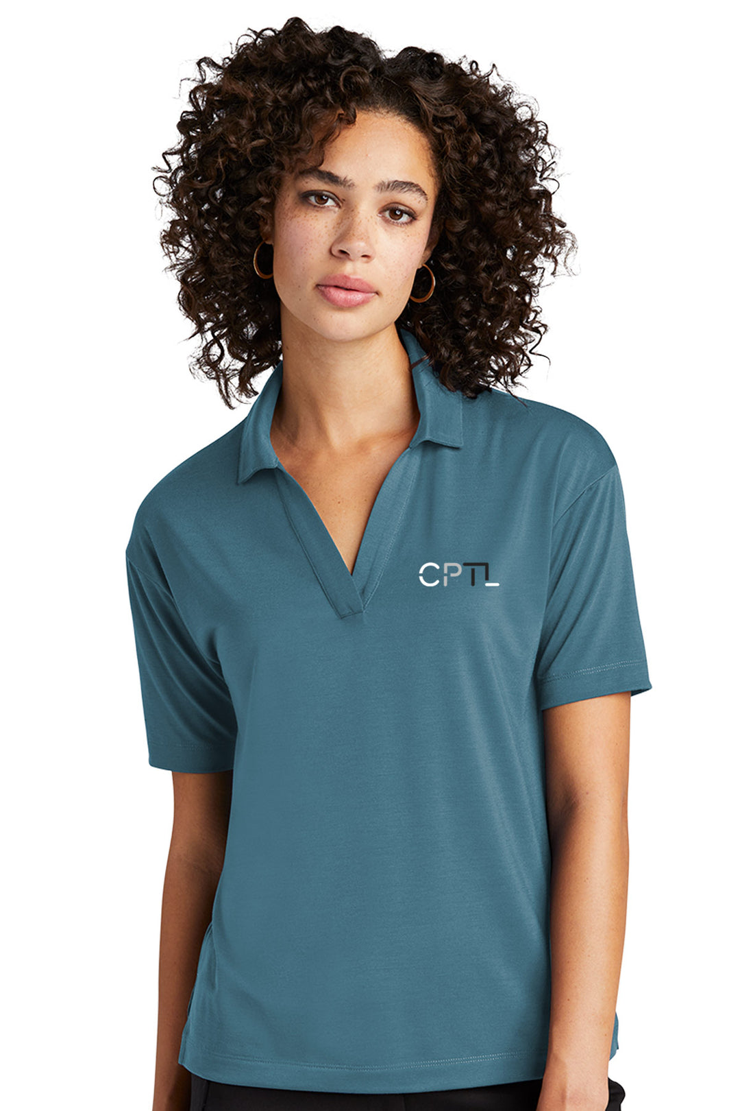 Ladies Stretch Jersey Polo