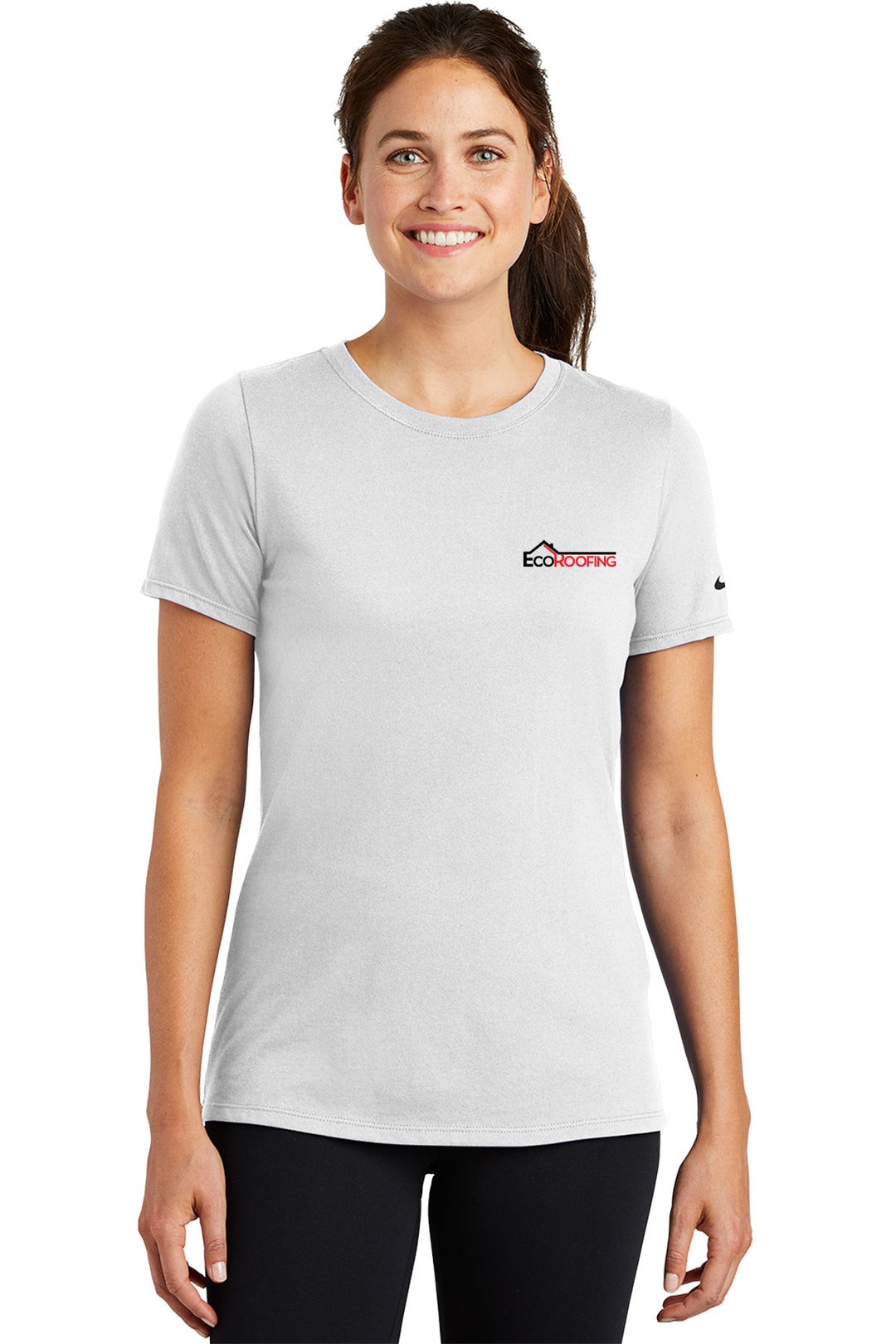 Ladies Dri-FIT Cotton/Poly Scoop Neck Tee