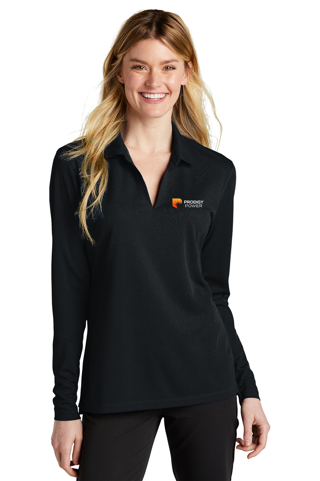 Ladies Dri-FIT Micro Pique 2.0 Long Sleeve Polo