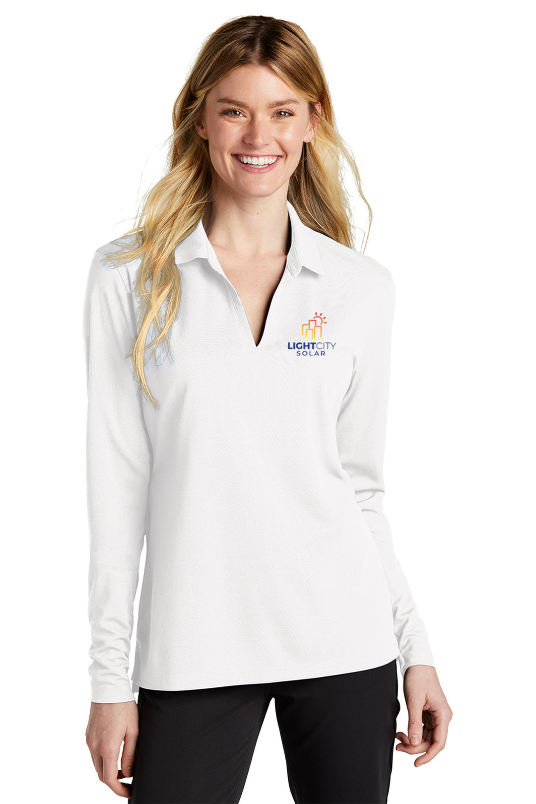 Ladies Dri-FIT Micro Pique 2.0 Long Sleeve Polo