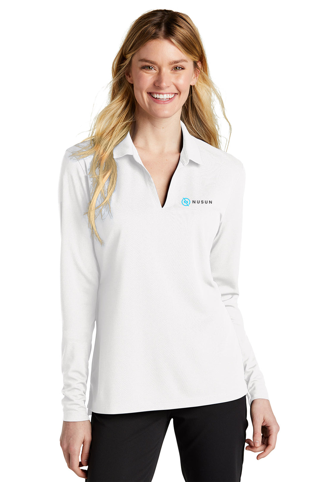 Ladies Dri-FIT Micro Pique 2.0 Long Sleeve Polo