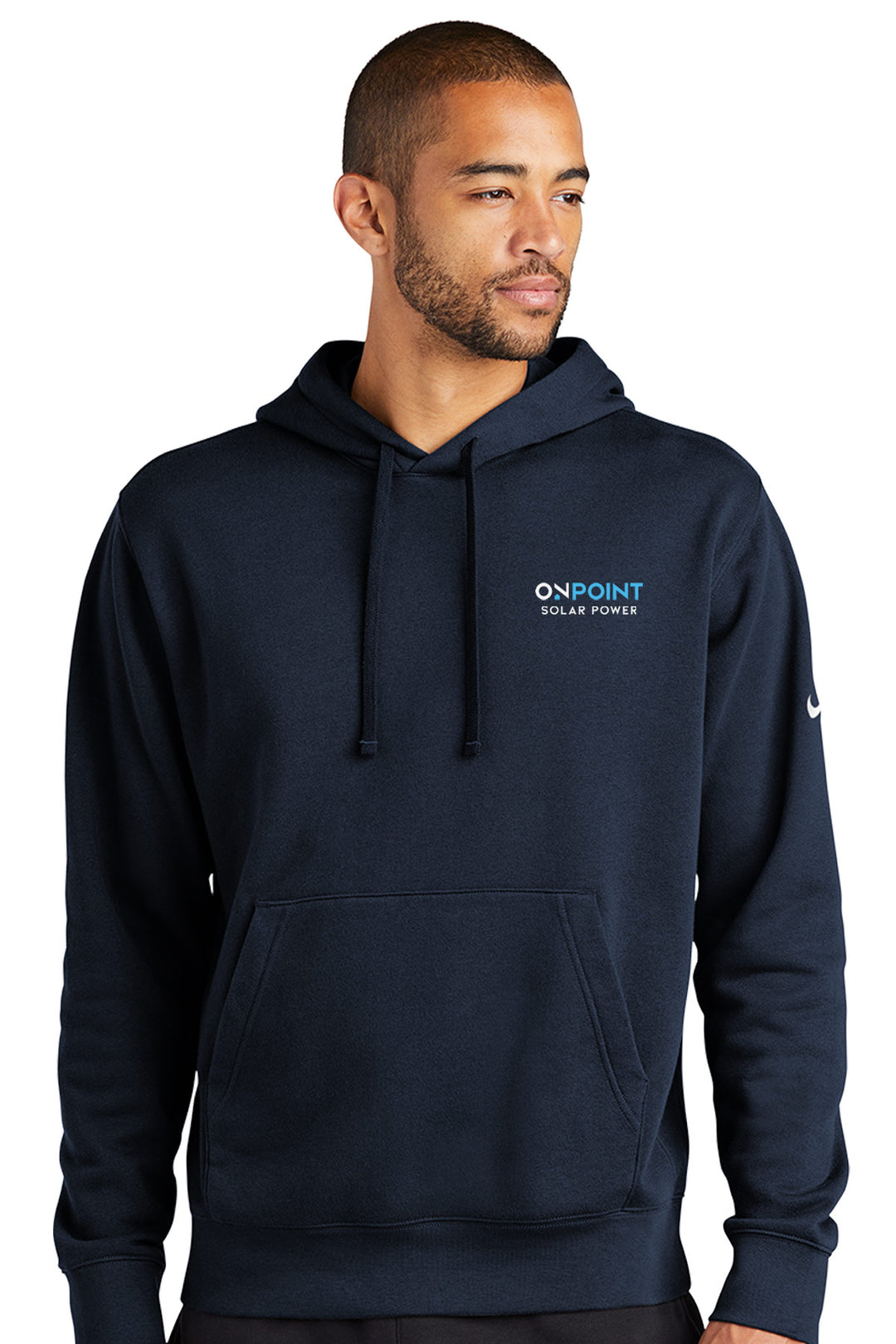 Club Fleece Sleeve Swoosh Pullover Hoodie