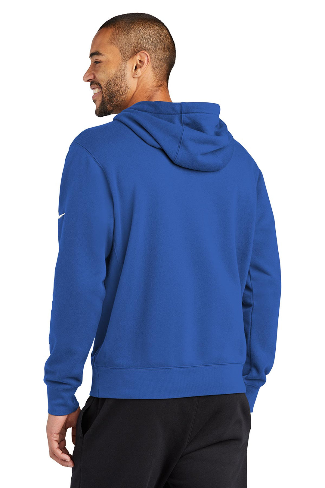 Club Fleece Sleeve Swoosh Pullover Hoodie