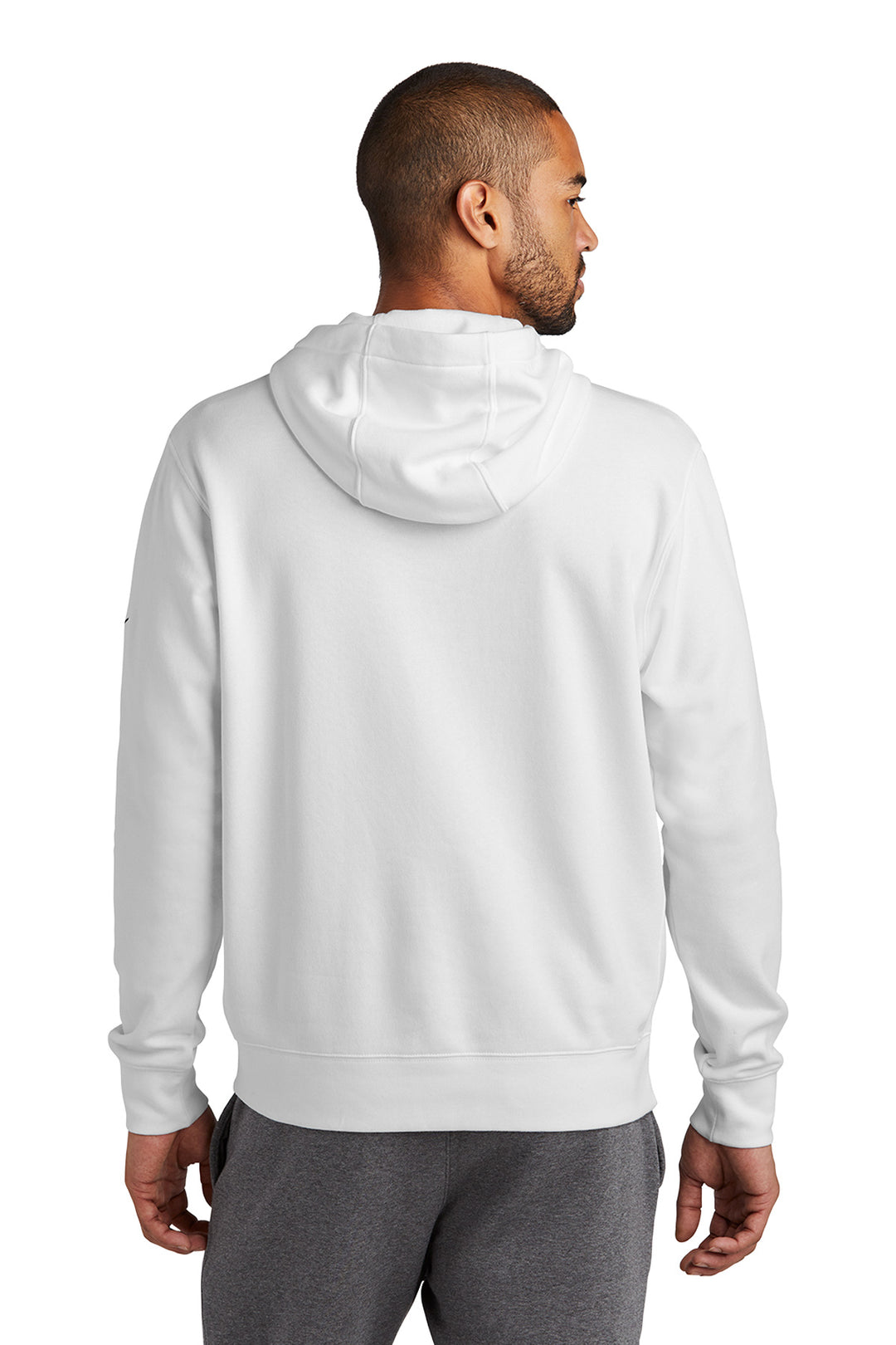 Club Fleece Sleeve Swoosh Pullover Hoodie