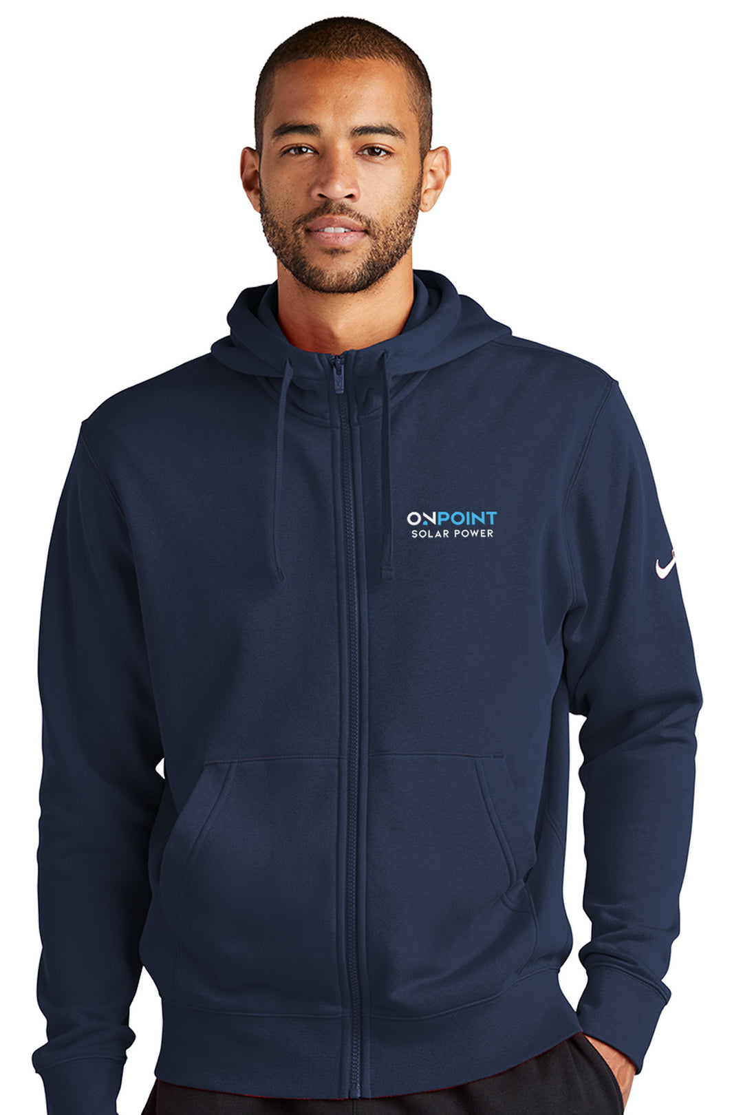 Club Fleece Sleeve Swoosh Full-Zip Hoodie