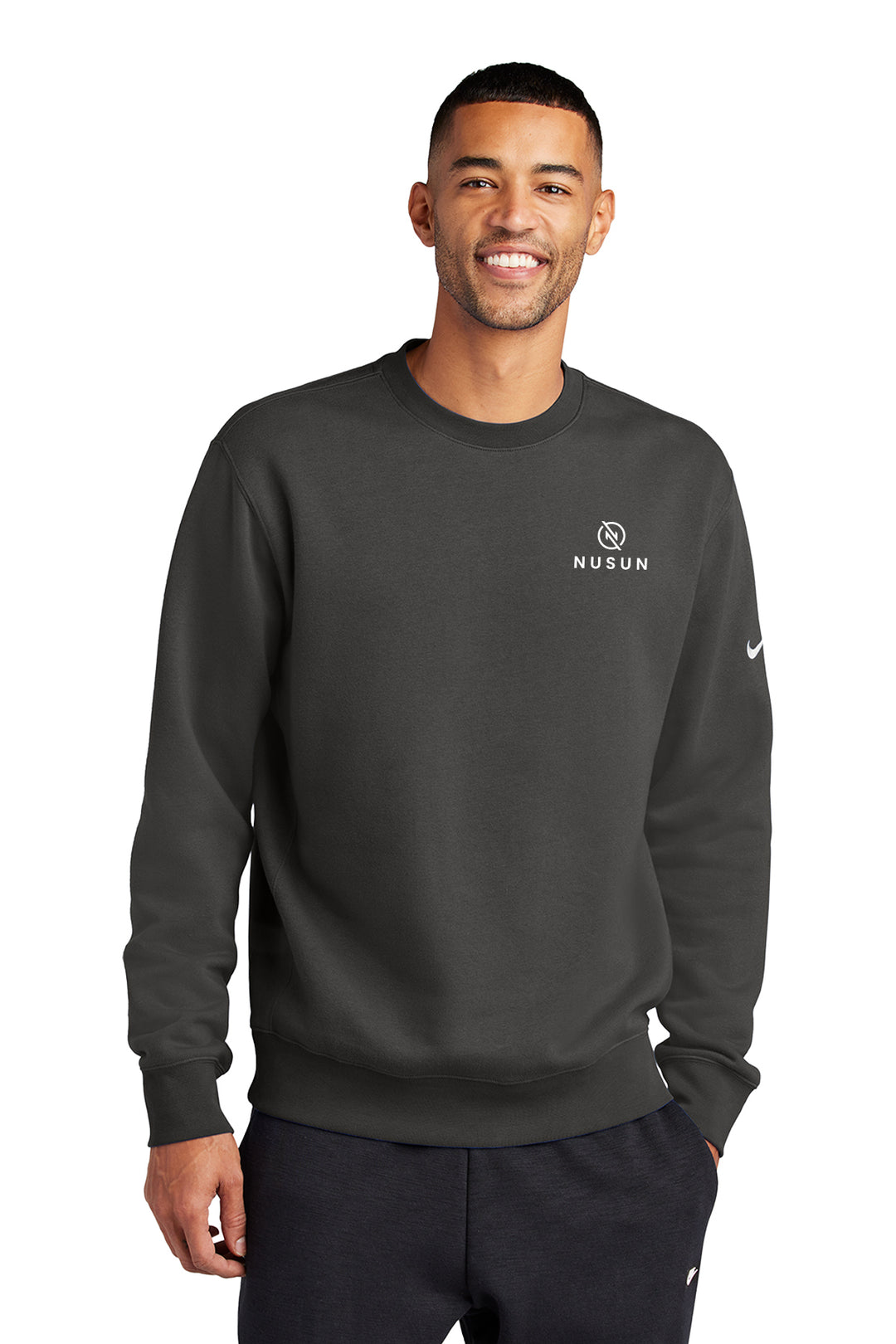 Club Fleece Sleeve Swoosh Crew